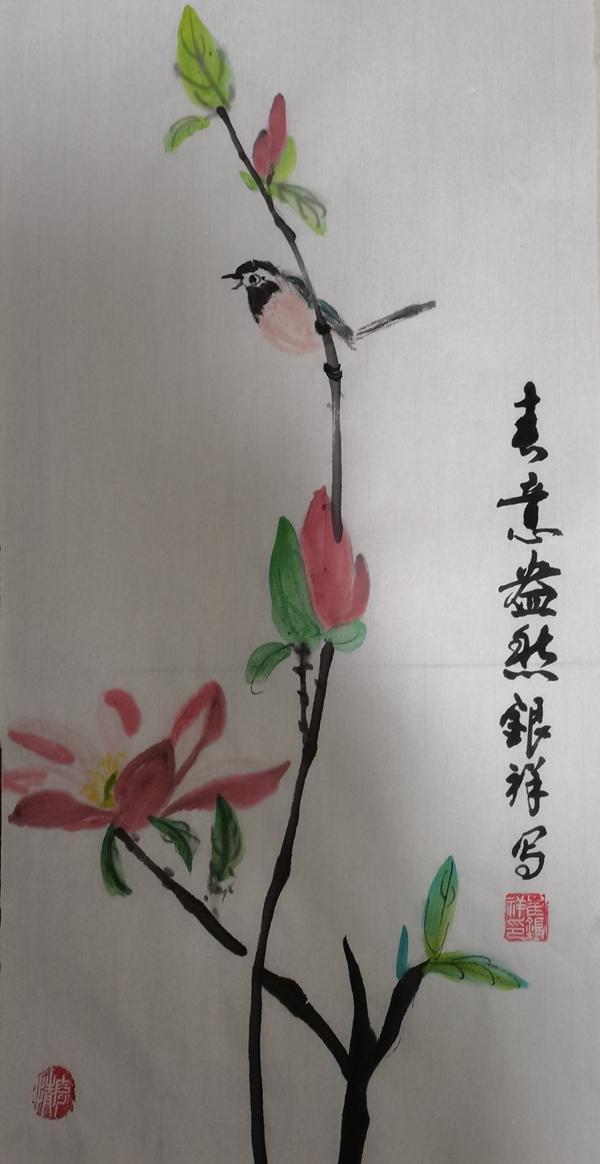彬長(zhǎng)分公司（繪畫類）：春意盎然  崔銀祥.jpg