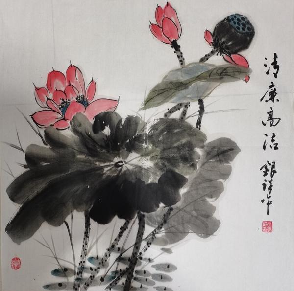繪畫作品：清廉高潔（彬長分公司 崔銀祥）.jpg